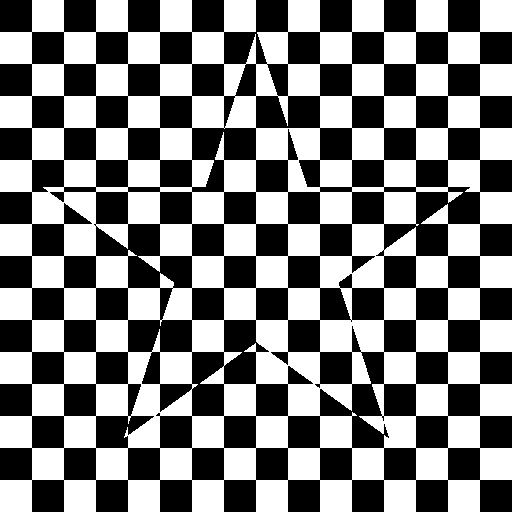 checker pentagram xor
