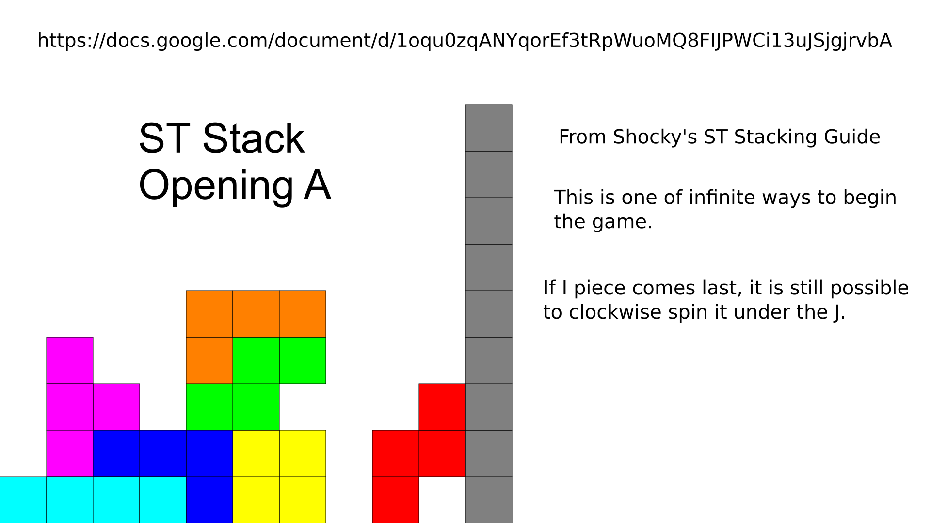 Tetris ST Stacking Examples – Chastity White Rose